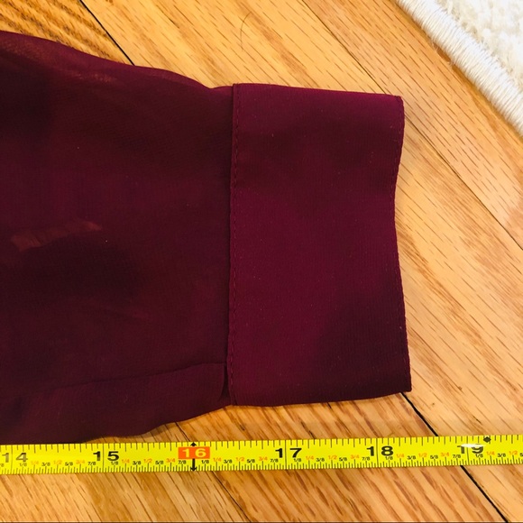 Sheer button down top - Picture 7 of 8